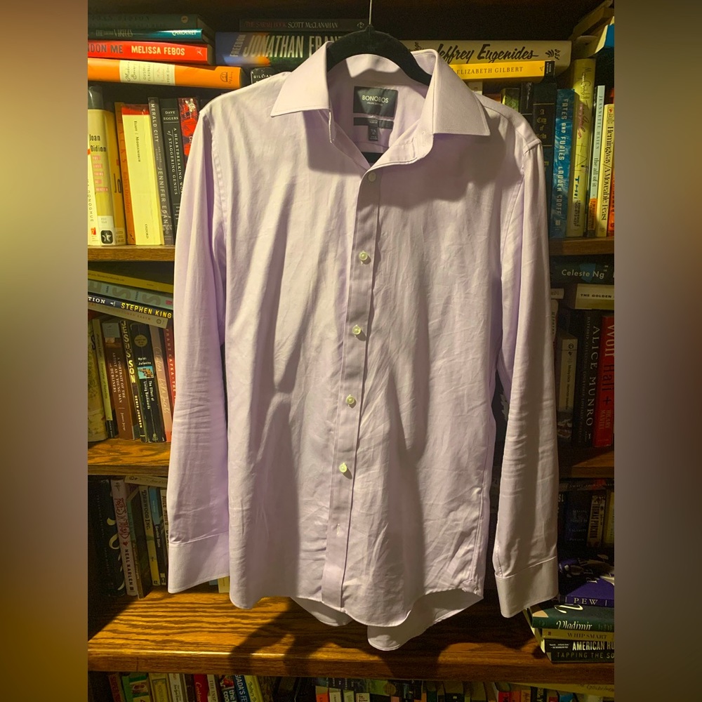 Men’s Bonobos slim fit 15 1/2 /34, 100% Cotton